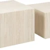 Salontafel Lima Set van 2 Beige MDF - Giga Living