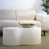 Salontafel Lina Organisch Wit 100cm - Giga Meubel