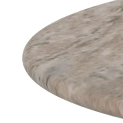 Salontafel Livor Marmer Grijs Ø80cm - Giga Living