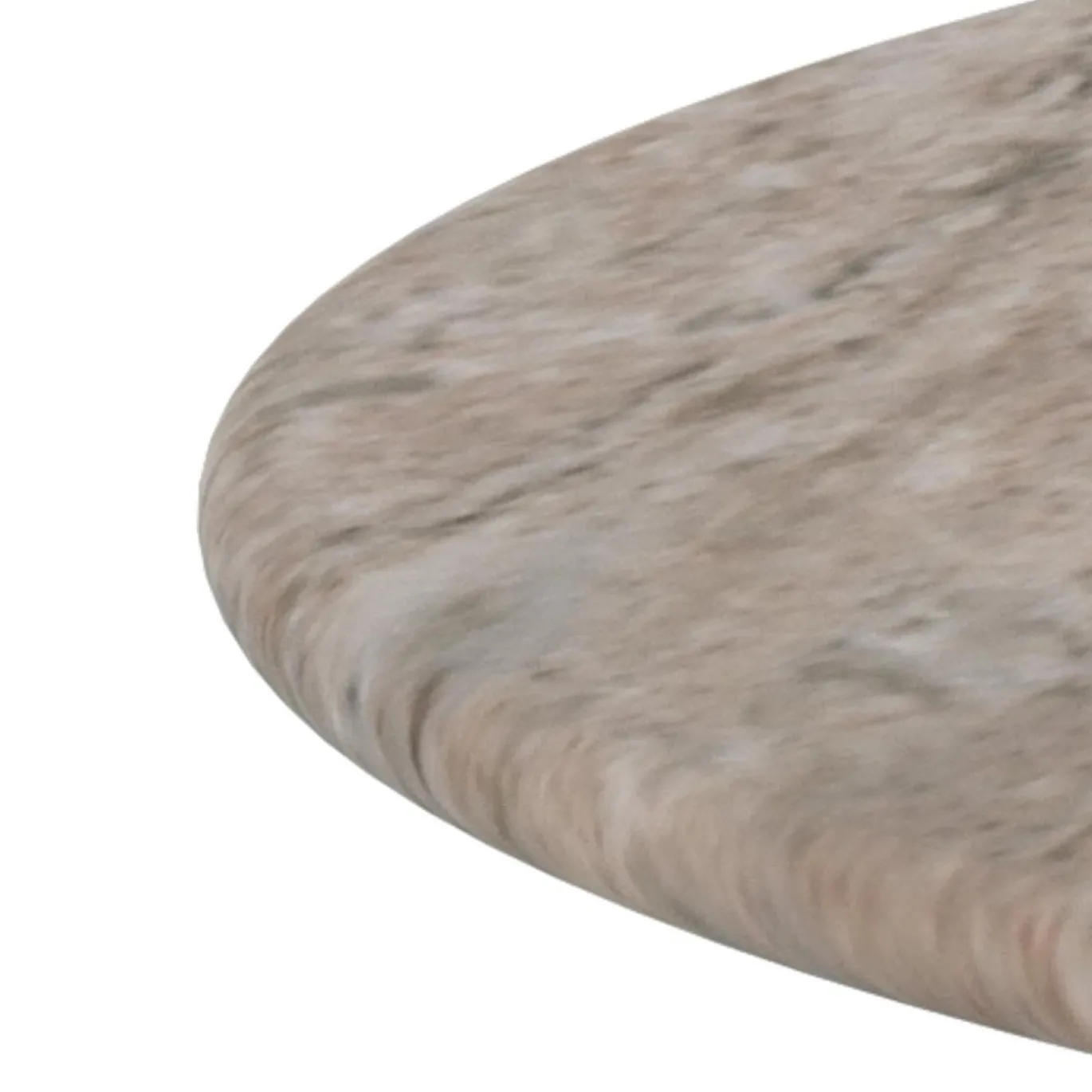 Salontafel Livor Marmer Grijs Brons Ø80cm - Giga Living
