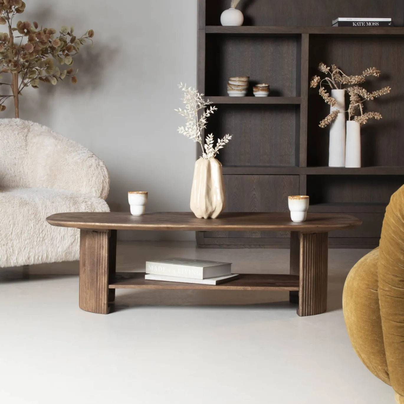 Salontafel Lorna Bruin 130cm - Giga Meubel