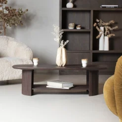 Salontafel Lorna Walnoot 130cm - Giga Meubel