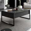 Salontafel Luxe Antraciet/Zwart
