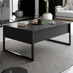 Salontafel Luxe Antraciet/Zwart