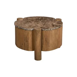 Salontafel Maeve Naturel Marmer 60cm - Giga Meubel