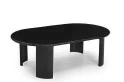 Salontafel Maikel Zwart 120cm Mangohout - Giga Meubel
