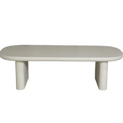 Salontafel Maya Deens Ovaal Beige 120cm - Giga Meubel