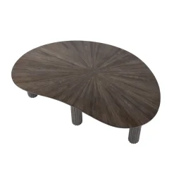 Salontafel Maya Organisch Walnoot 110cm - Giga Meubel