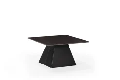 Salontafel Merve Zwart met Metaal - Giga Meubel