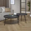Salontafel Metallic Rond Set Van 2 - Giga Meubel