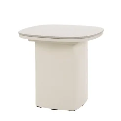 Salontafel Miles Beige Travertinlook Set van 2 - Giga Meubel