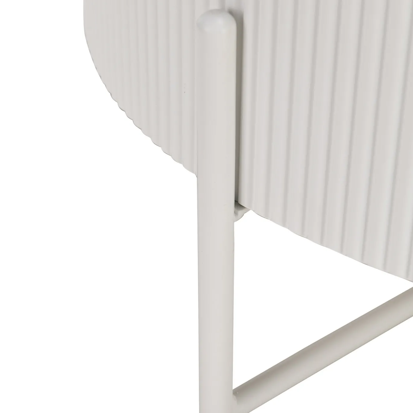 Salontafel Milo Wit Ø80cm - Giga Meubel
