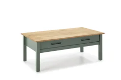 Salontafel Miranda 1dr Groen wax - Giga Meubel