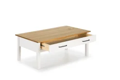 Salontafel Miranda 1dr Wit Wax - Giga Meubel