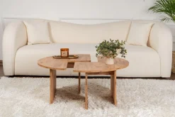 Salontafel Moira Bruin Set van 2