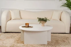 Salontafel Moira Hout Wit Set van 2