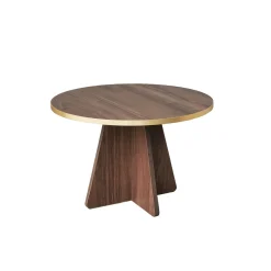 Salontafel Mushroom Walnoot/Goud