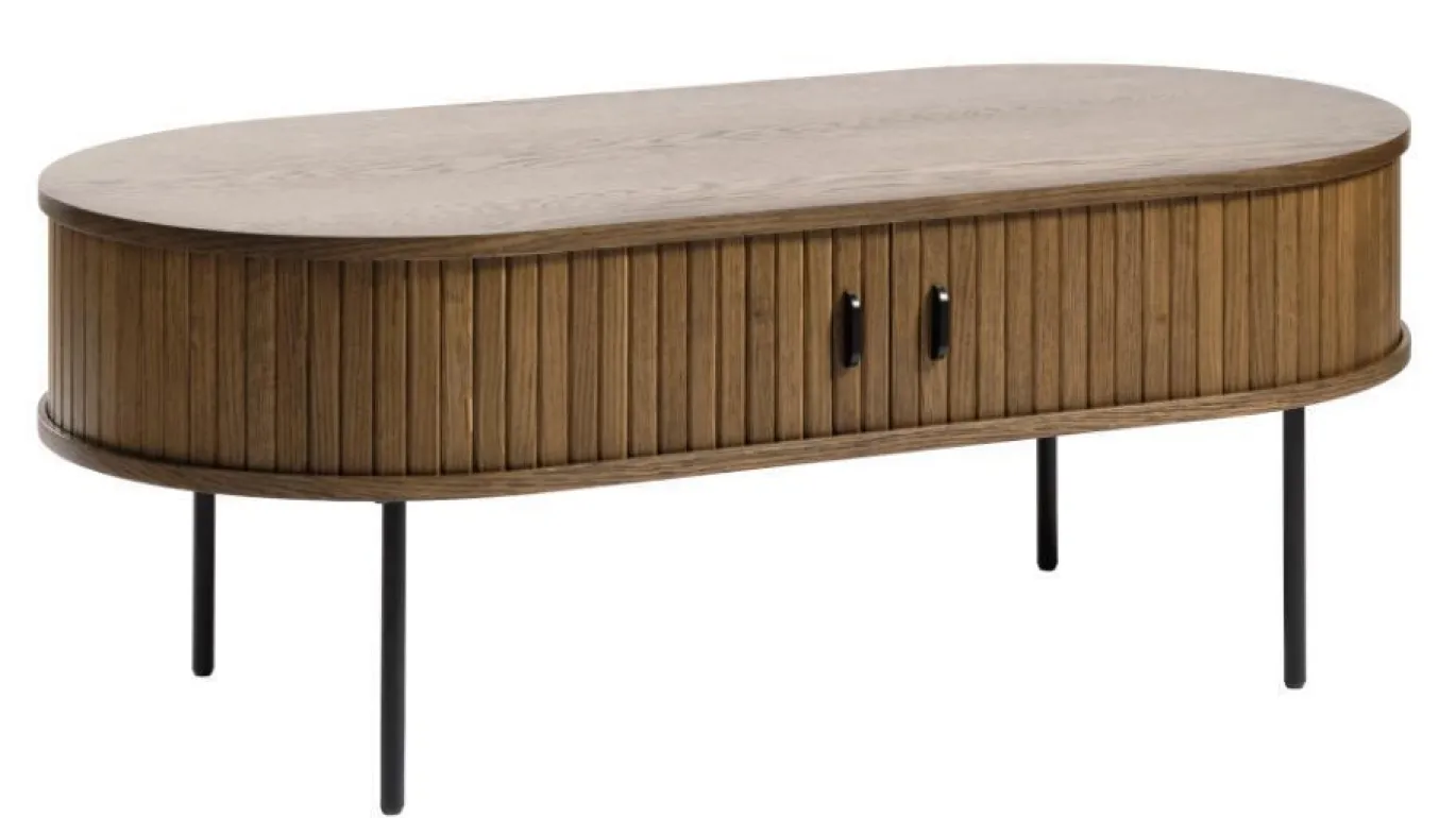 Salontafel Nola Smoked 60x120 cm - Giga Living