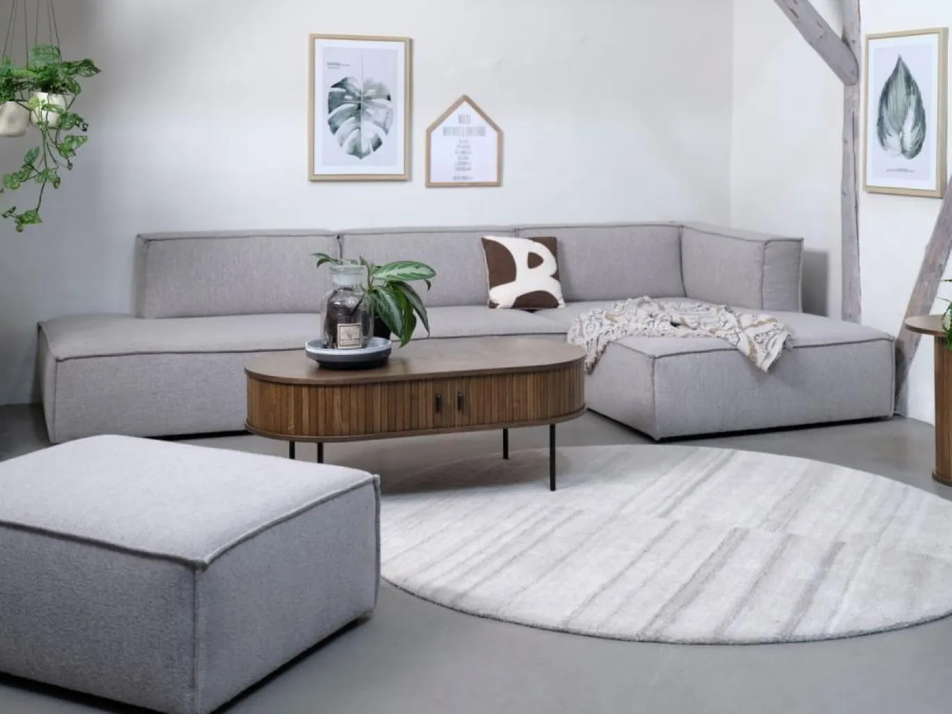 Salontafel Nola Smoked 60x120 cm - Giga Living