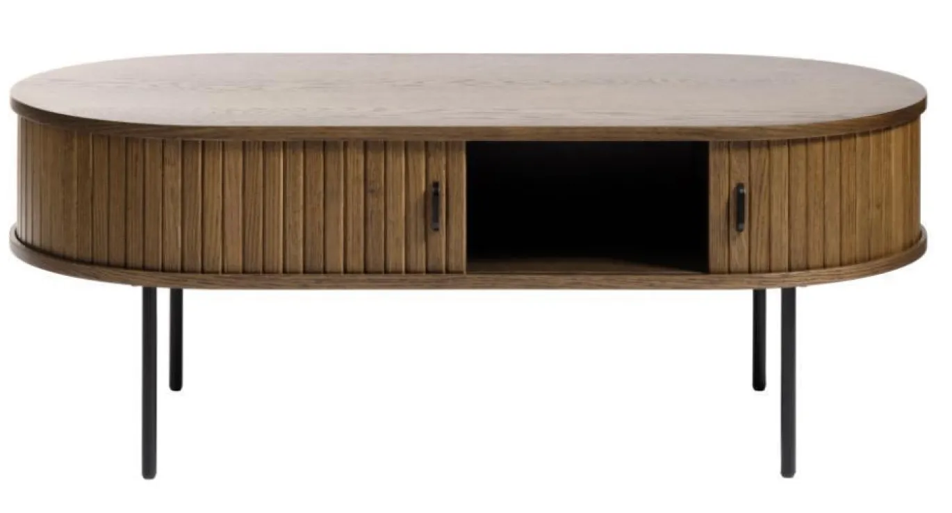 Salontafel Nola Smoked 60x120 cm - Giga Living