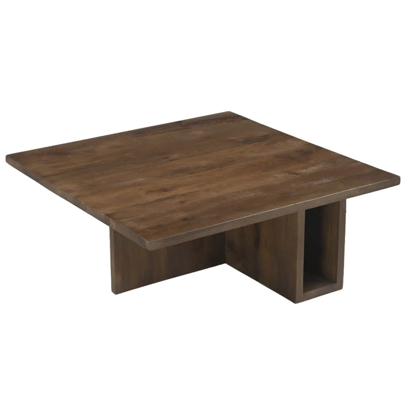 Salontafel Onni Walnoot Vierkant 85cm - Giga Meubel