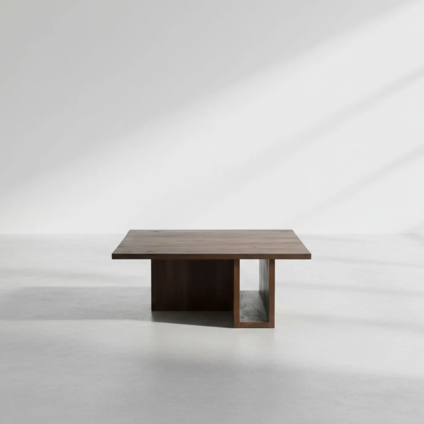 Salontafel Onni Walnoot Vierkant 85cm - Giga Meubel