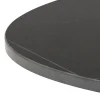 Salontafel Orin Keramiek Zwart Ø60cm - Giga Living
