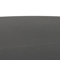 Salontafel Orin Keramiek Zwart Ø60cm - Giga Living