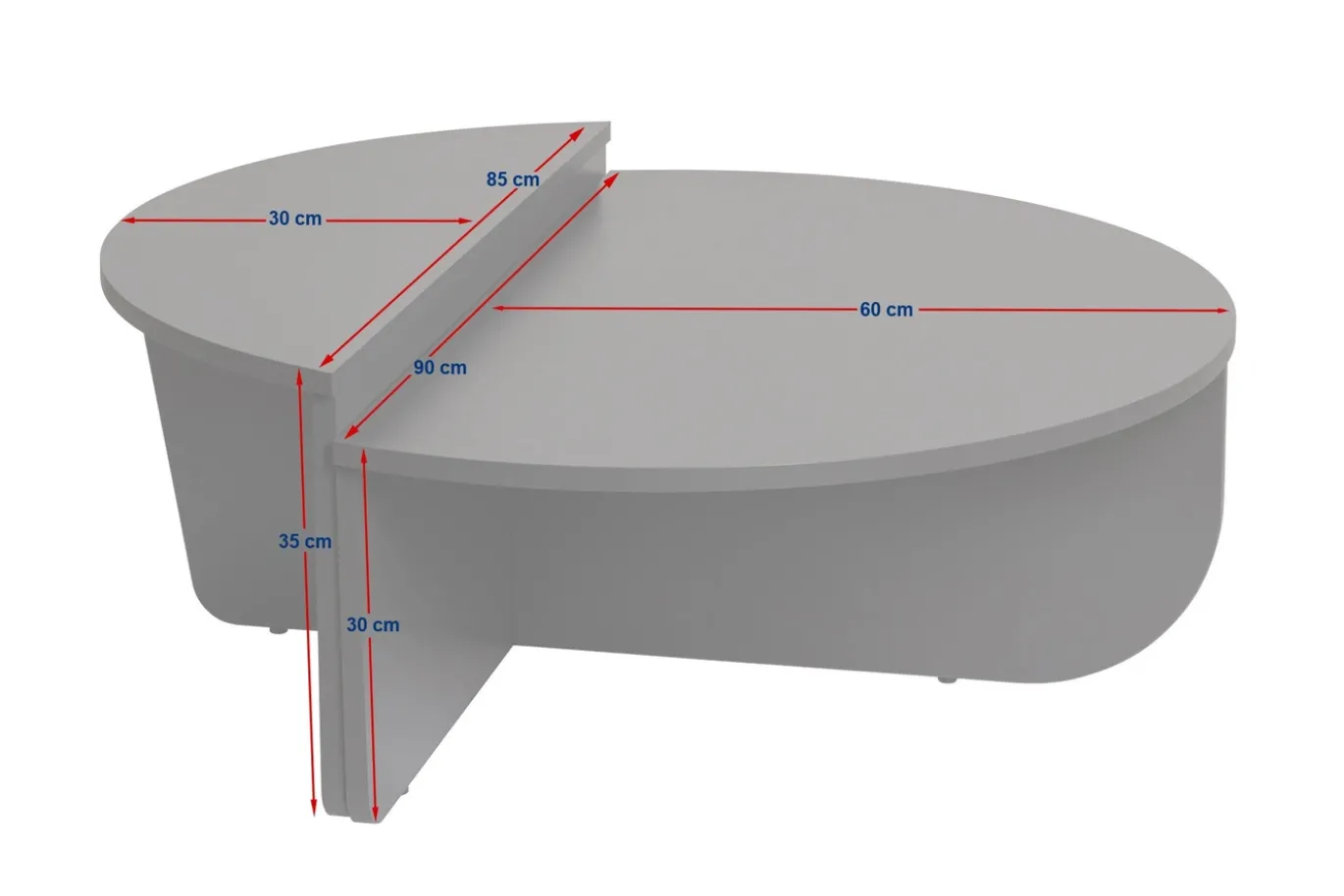 Salontafel Orion Antraciet
