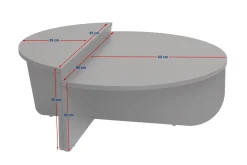 Salontafel Orion Walnoot