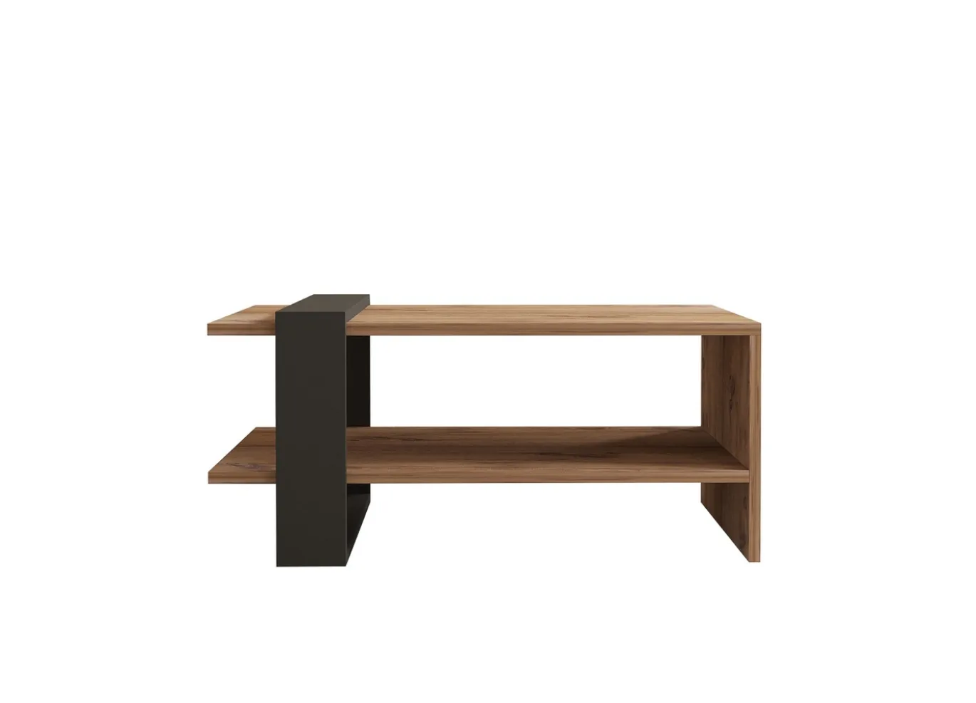 Salontafel Ova Bruin/Antraciet 80cm