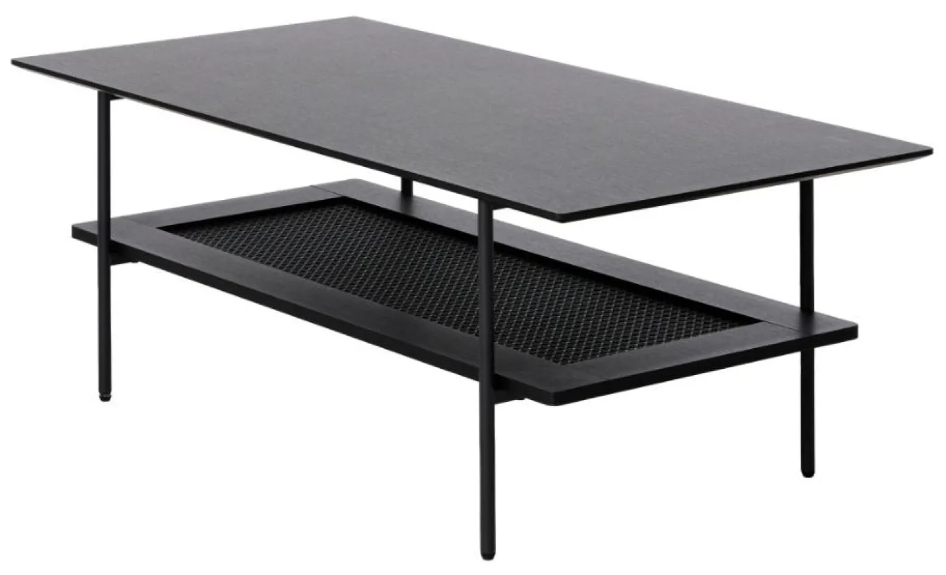 Salontafel Pensacola Zwart 55x110cm - Giga Living