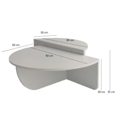 Salontafel Podium Wit