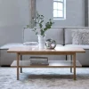 Salontafel Ponza Salontafel Naturel Eiken 60x120cm - Giga Living