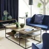 Salontafel Rivoli Smoked 70x120 cm - Giga Living