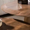 Salontafel Rona Massief Acacia Bruin Set Van 2 - Giga Meubel