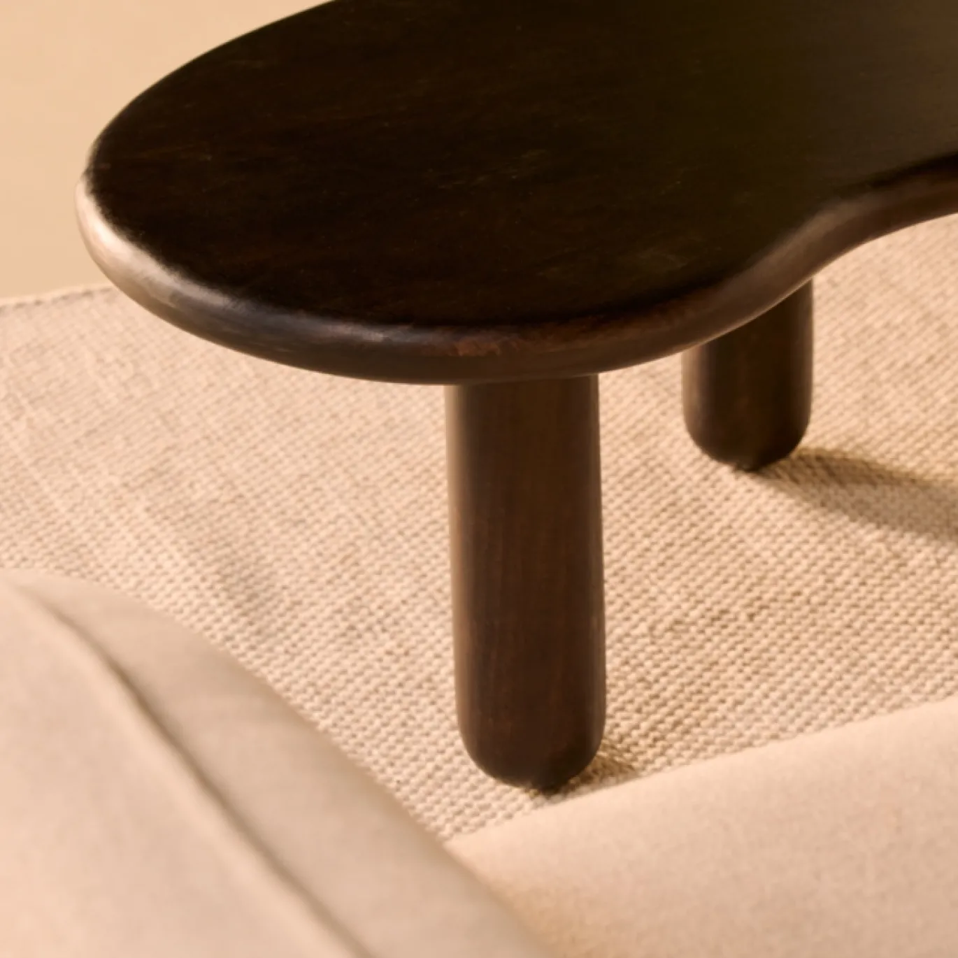 Salontafel Rondo Donkerbruin 110cm - Giga Meubel