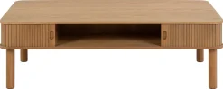 Salontafel Rustam Rechthoek MDF Naturel 130cm - Giga Living