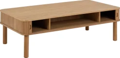 Salontafel Rustam Rechthoek MDF Naturel 130cm - Giga Living