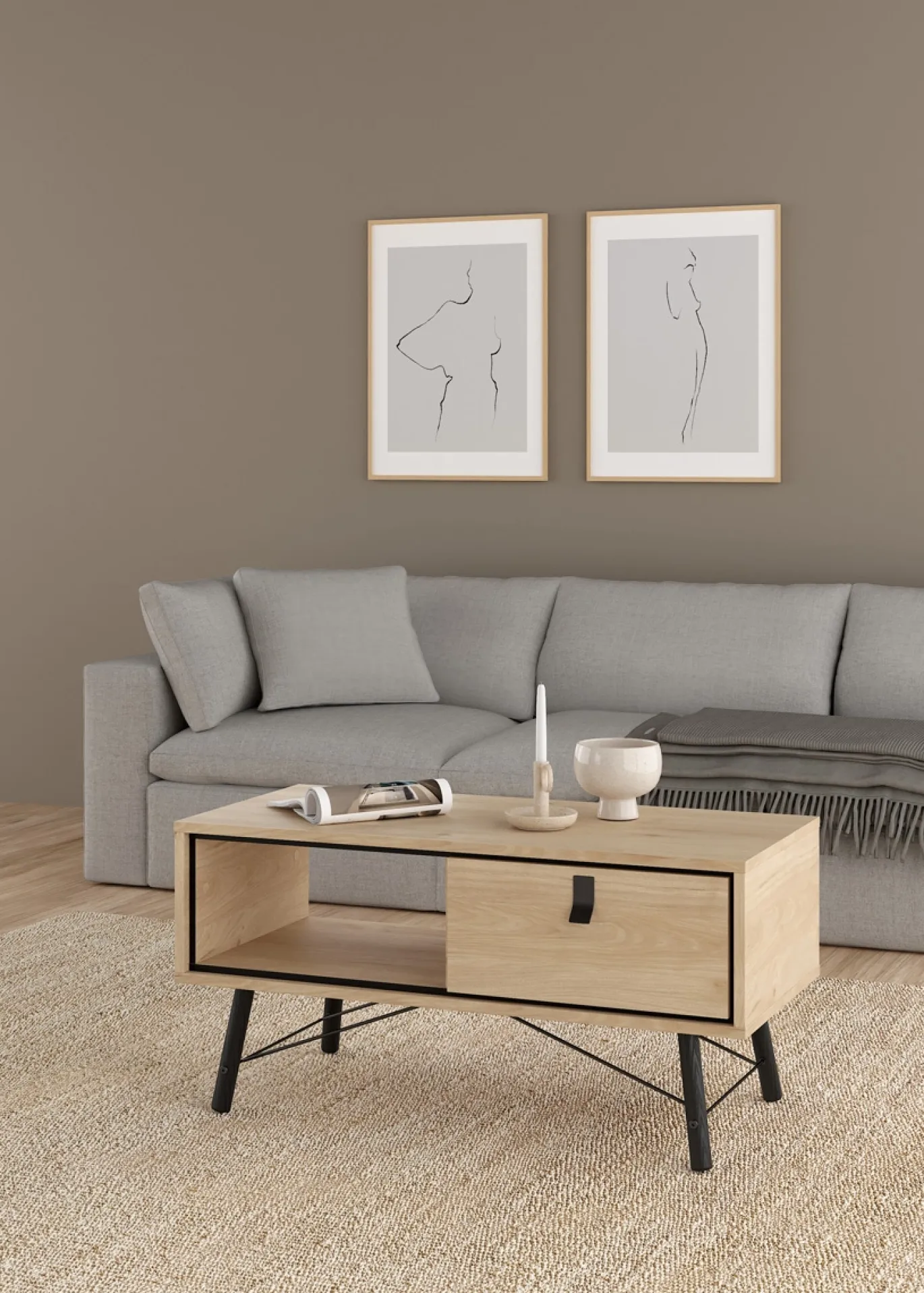 Salontafel Ry Jackson Hickory - Giga Living