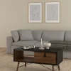 Salontafel Ry Noten Mat Zwart - Giga Living