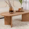 Salontafel Sable Ovaal Bruin 120cm