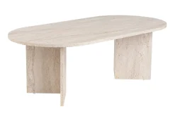Salontafel Sable Ovaal Travertinlook 120cm