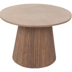 Salontafel Salvador Walnoot Rond 60cm - Giga Meubel