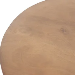 Salontafel Salvador Walnoot Ovaal 90cm - Giga Meubel