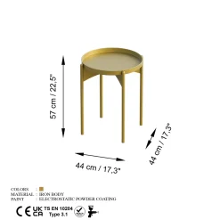 Salontafel Samuel Goud