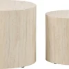Salontafel Set van 2 Finn Beige MDF - Giga Living
