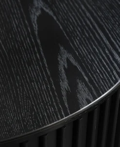 Salontafel Siena Zwart Ø85cm - Giga Living