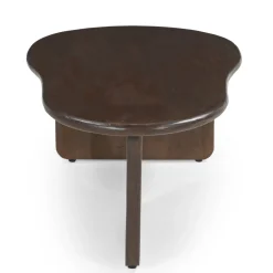 Salontafel Sira Organisch Donkerbruin 130cm - Giga Meubel