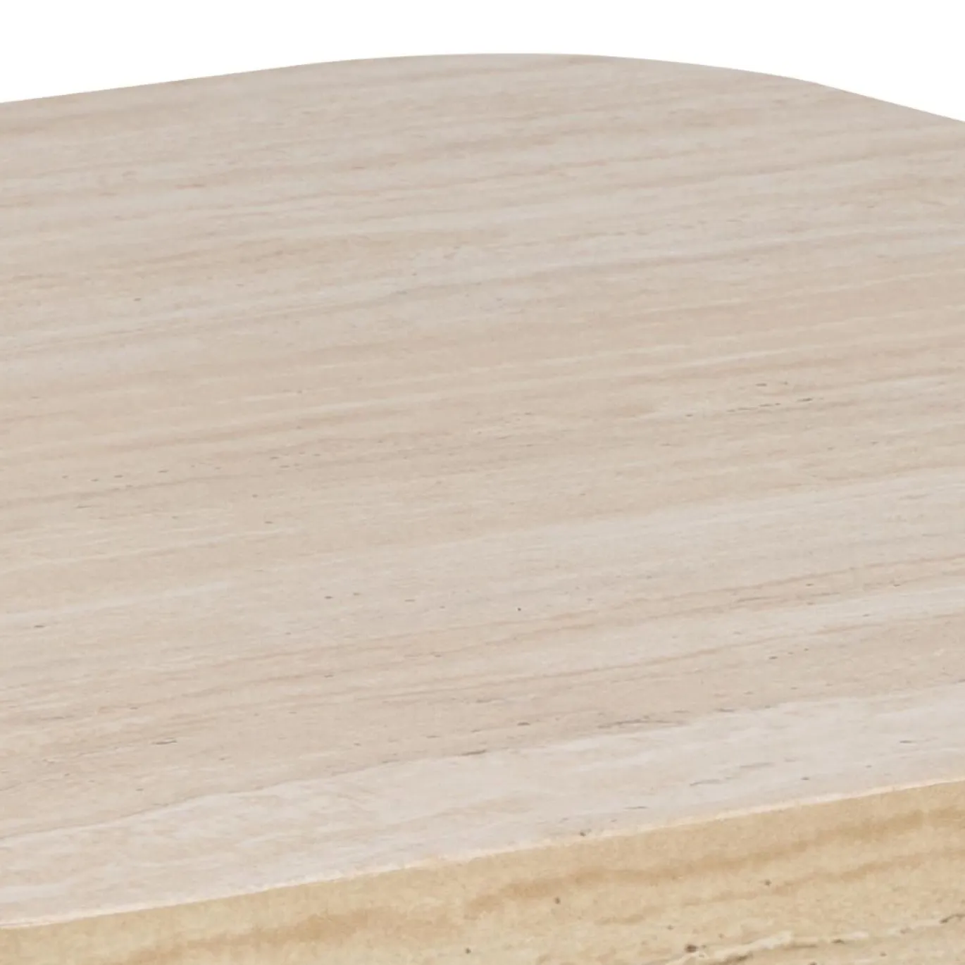 Salontafel Sorell Travertin Beige 60cm - Giga Living